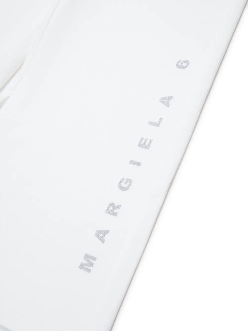 MM6 Maison Margiela Kids Broek met logoprint Wit
