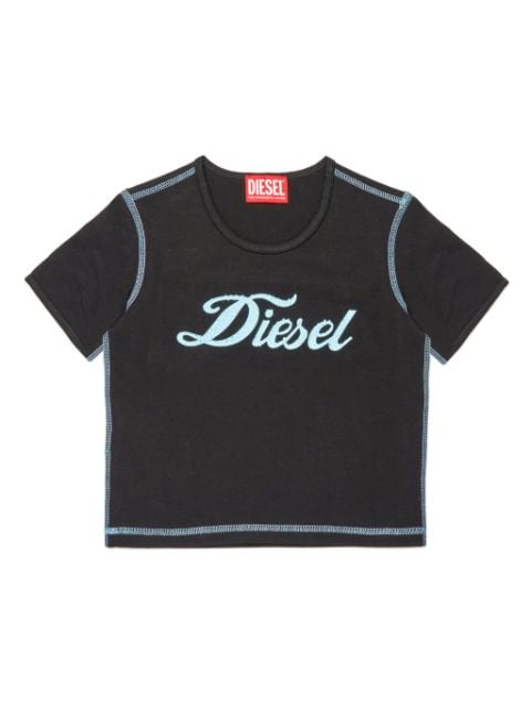 Diesel Kids logo-print jersey T-shirt