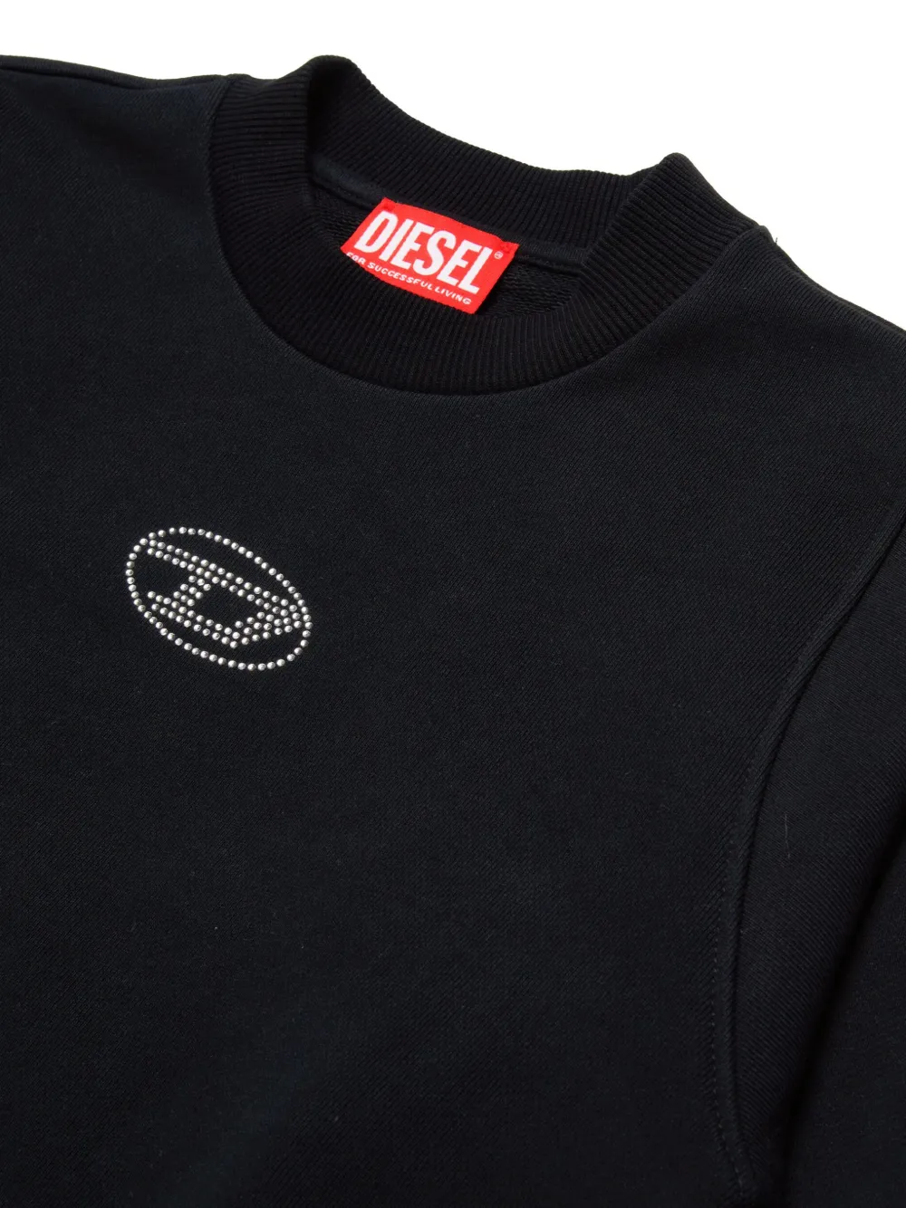 Diesel Kids Katoenen sweater Zwart