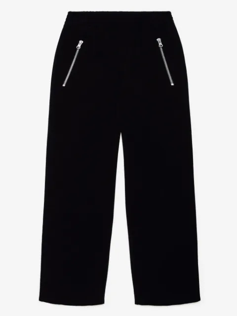 MM6 Maison Margiela Kids pantalones con logo de costuras
