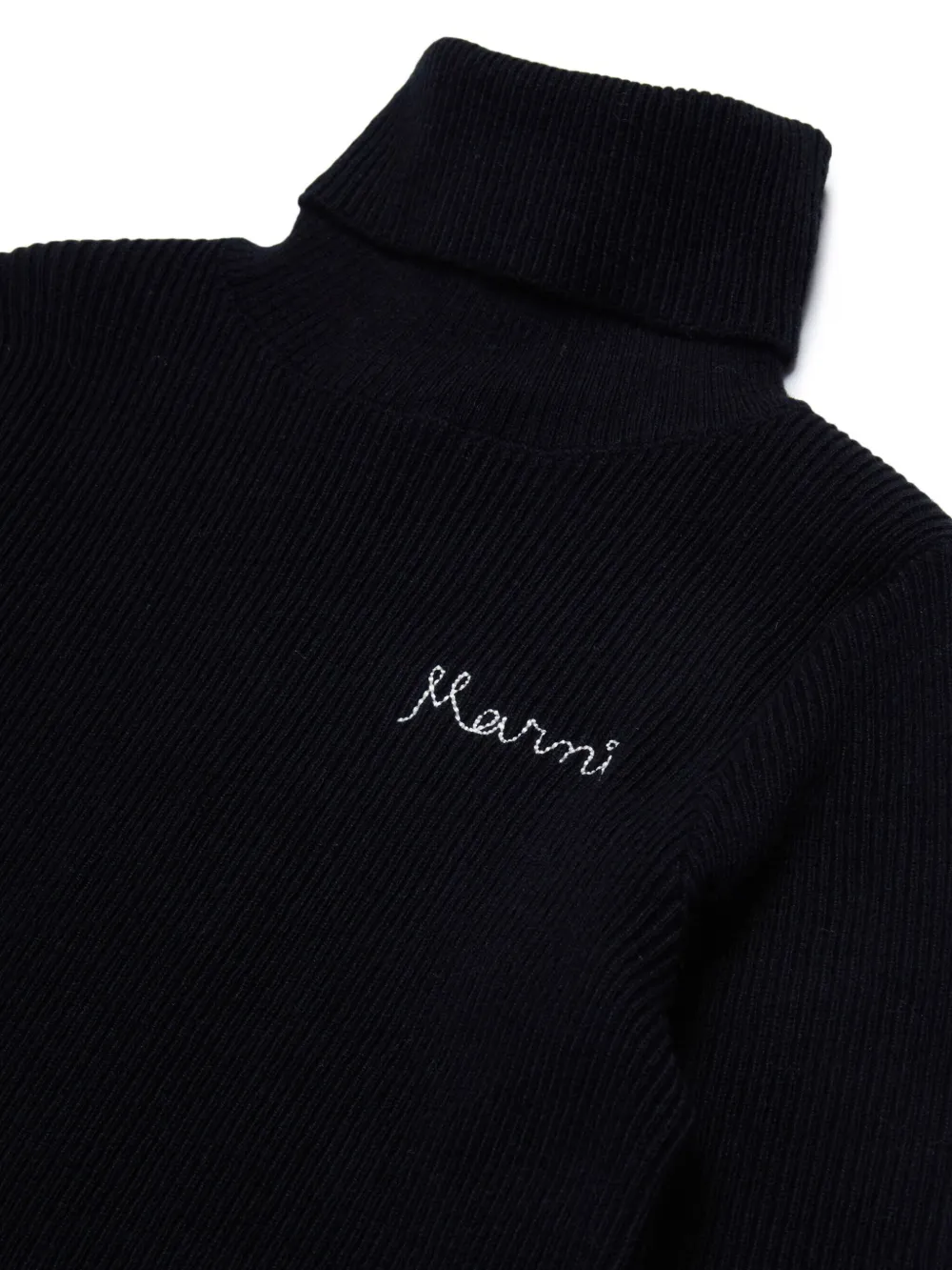Marni Kids Trui met geborduurd logo Zwart