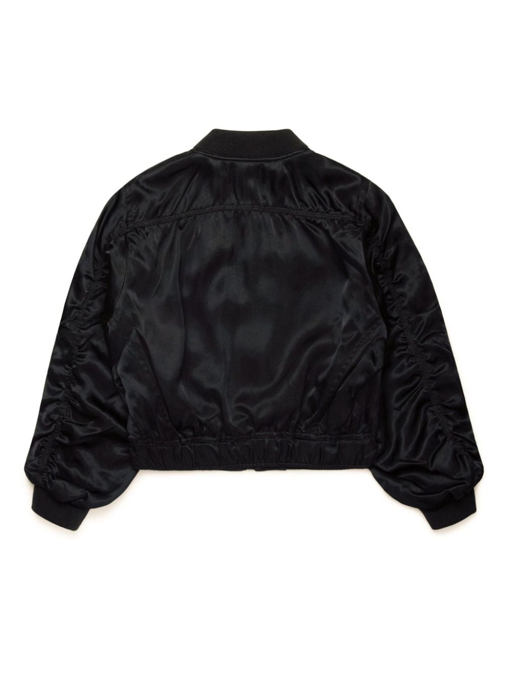 Diesel Kids satin-weave bomber jacket - Zwart