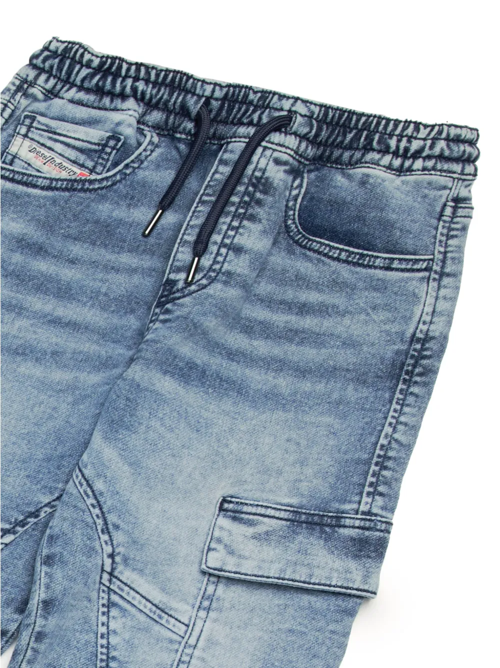 Diesel Kids D-Ursy cargo jeans Blauw