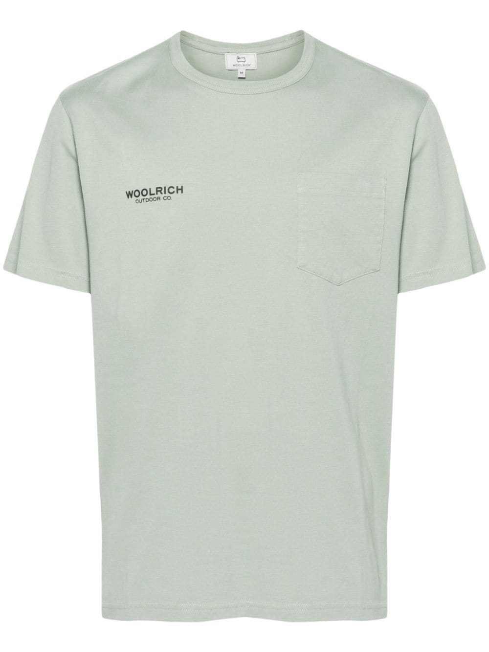 Woolrich Safari Cotton T-shirt In Grün