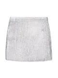 Diesel Kids metallic knitted miniskirt - Silver