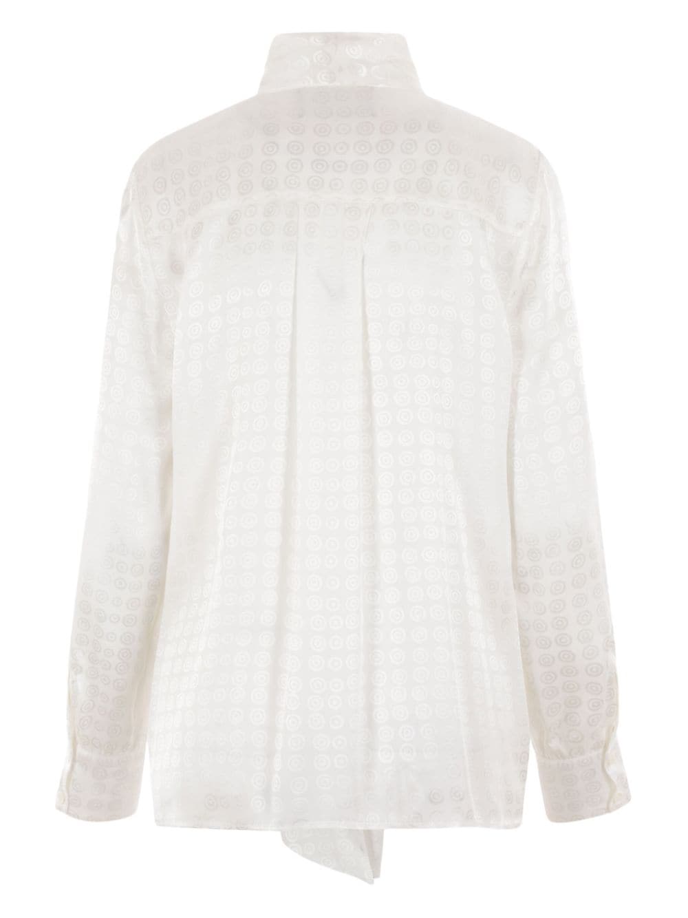 10 CORSO COMO Lavallière blouse - Wit