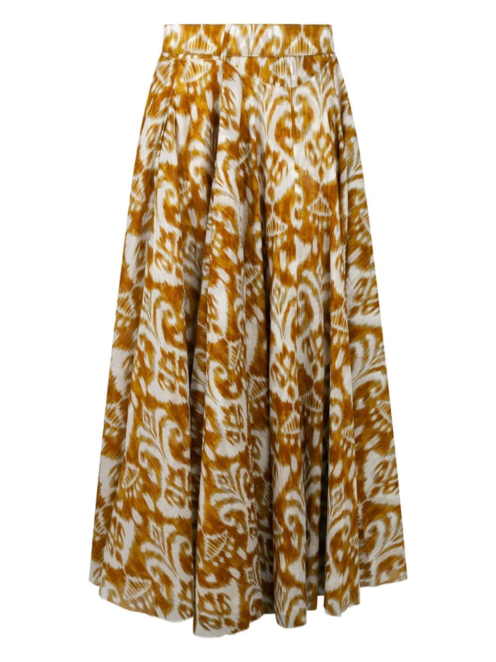 Samantha Sung abstract-print skirt - Wit