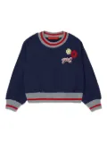 MAX&Co. Kids patch-detail cotton sweatshirt - Blue