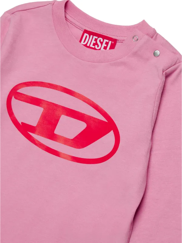 Diesel Kids Oval D Tシャツ | ピンク | FARFETCH JP