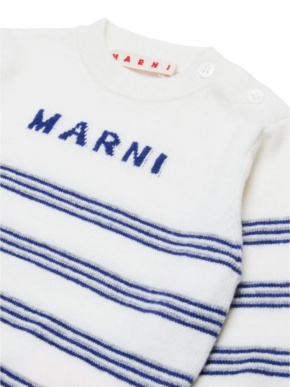 Marni Kids Intarsia trui Wit