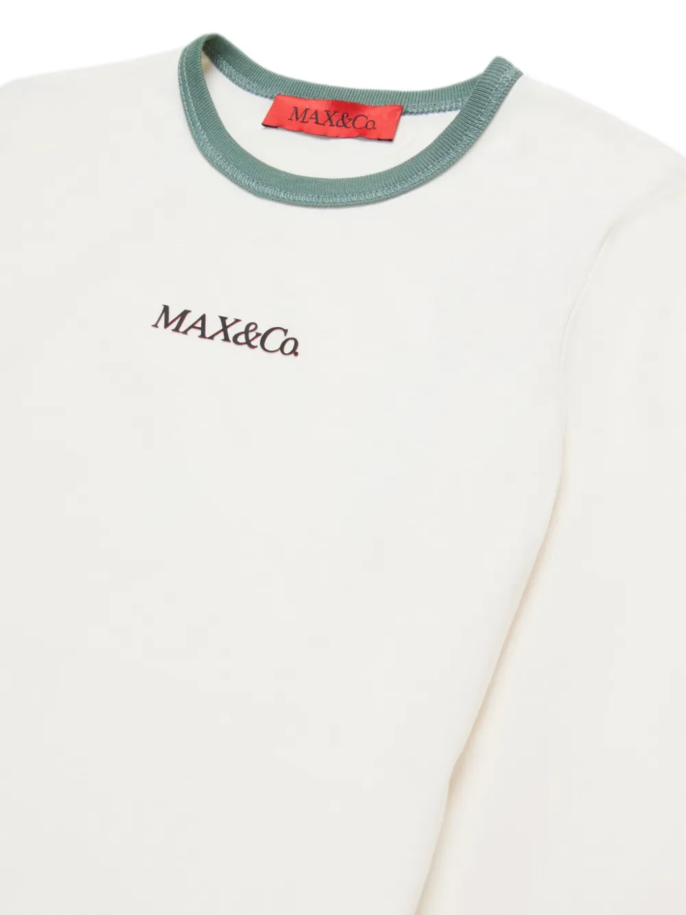 MAX & CO LOGO-PRINT COTTON T-SHIRT