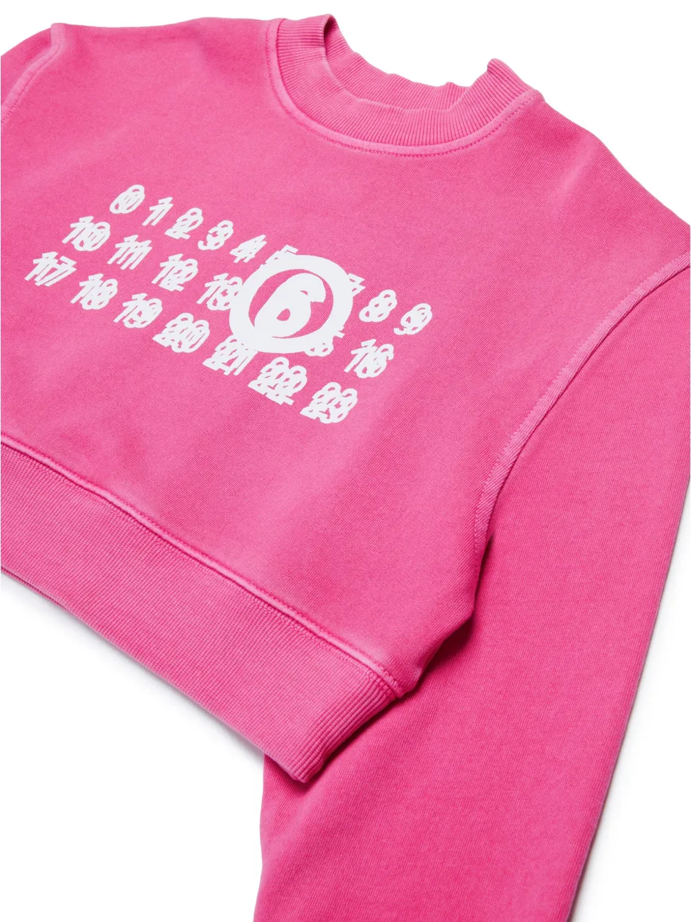 MM6 Maison Margiela Kids Sweater met print Roze