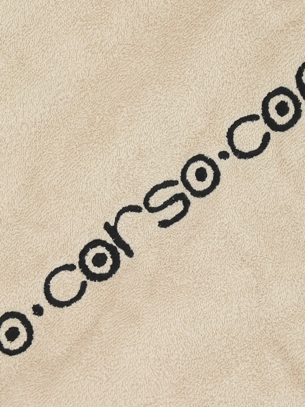 10 CORSO COMO Shopper met geborduurd logo Beige