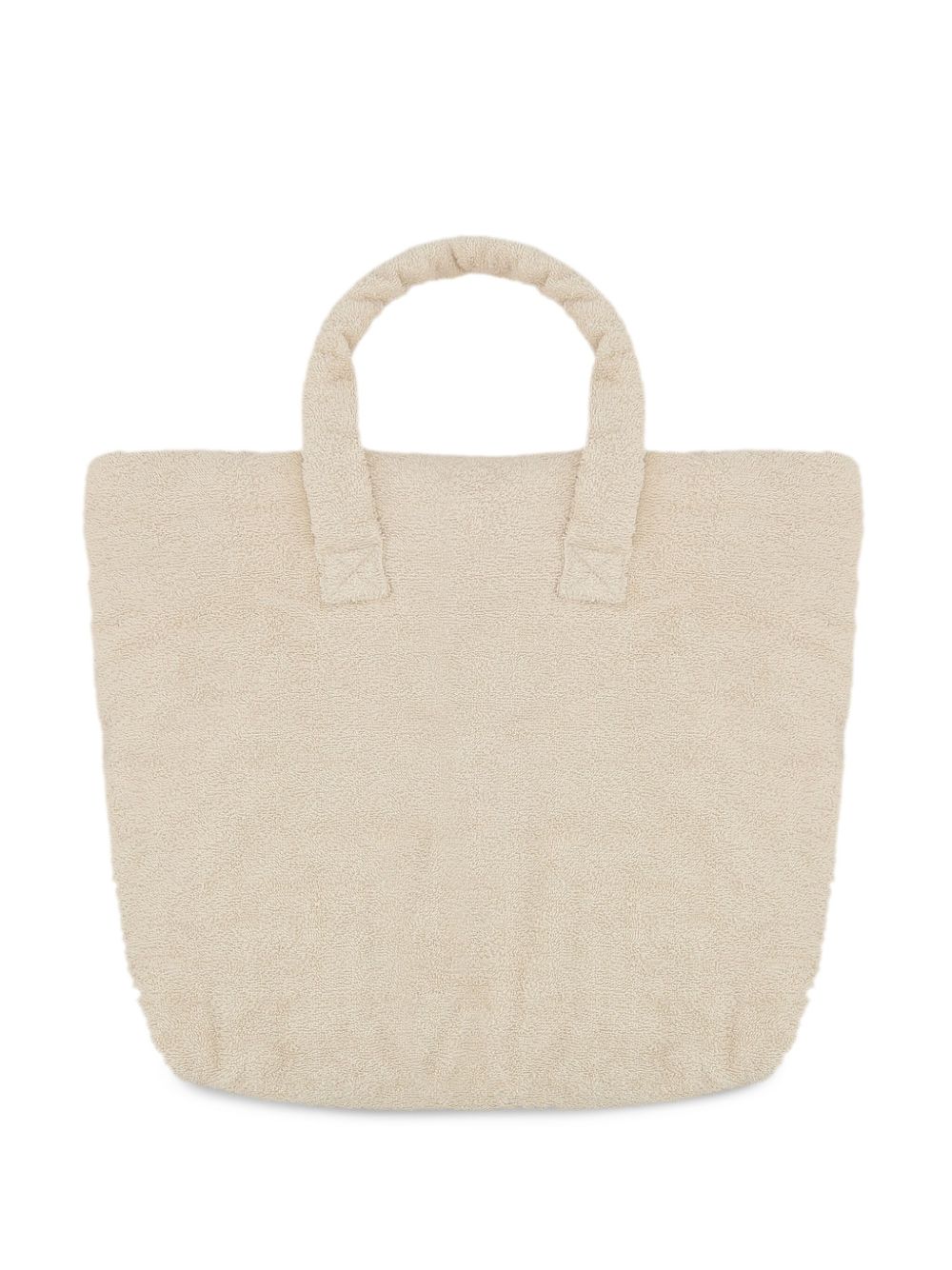 10 CORSO COMO logo-embroidered terry-cloth tote bag - Beige