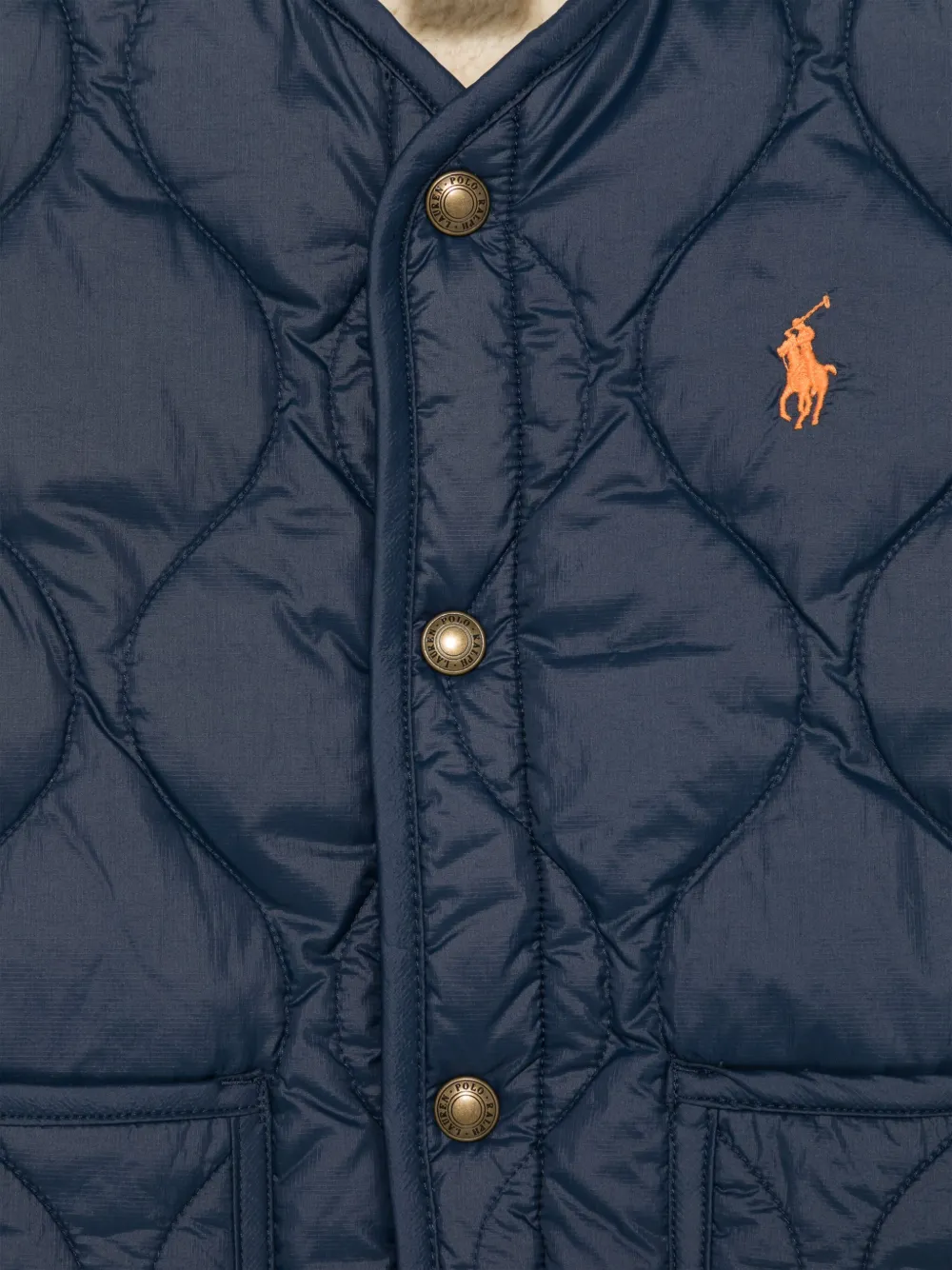 POLO RALPH LAUREN KIDS Omkeerbaar gilet Blauw