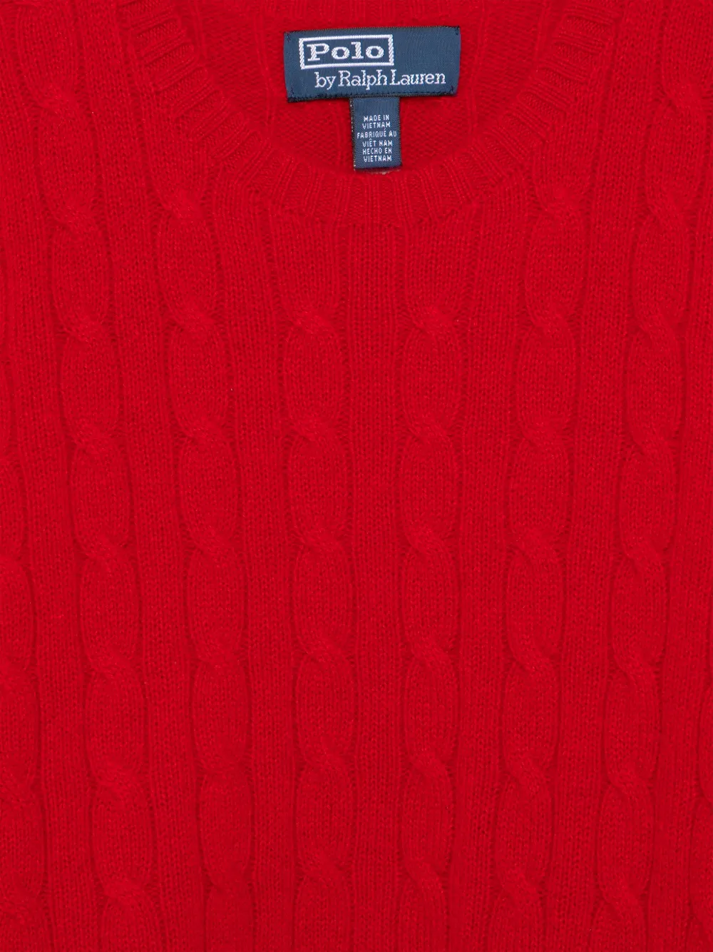 POLO RALPH LAUREN KIDS Kabelgebreide trui Rood