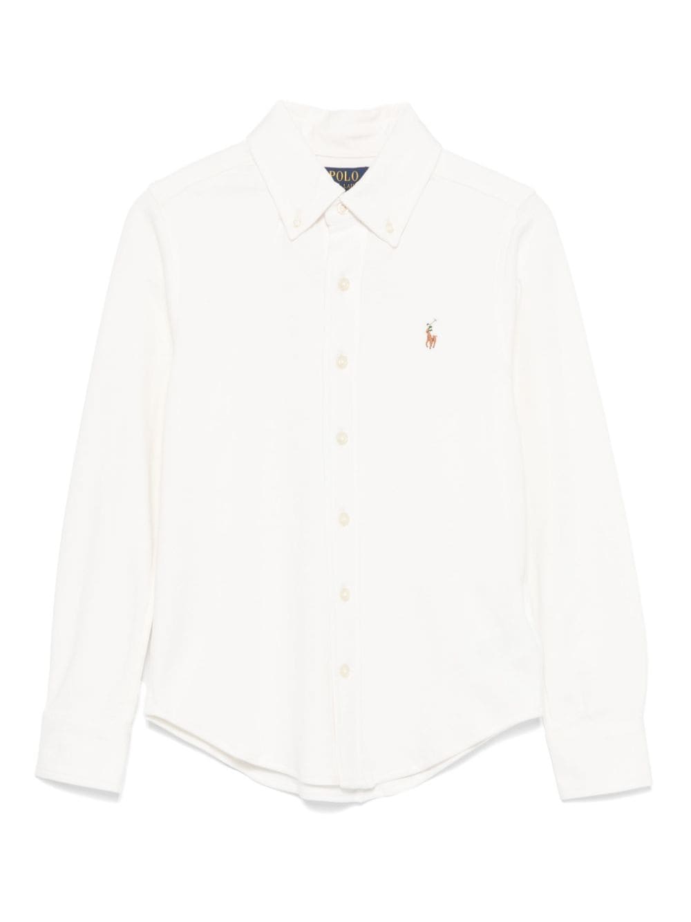 Ralph Lauren Kids Hemd mit Polo Pony - Weiß