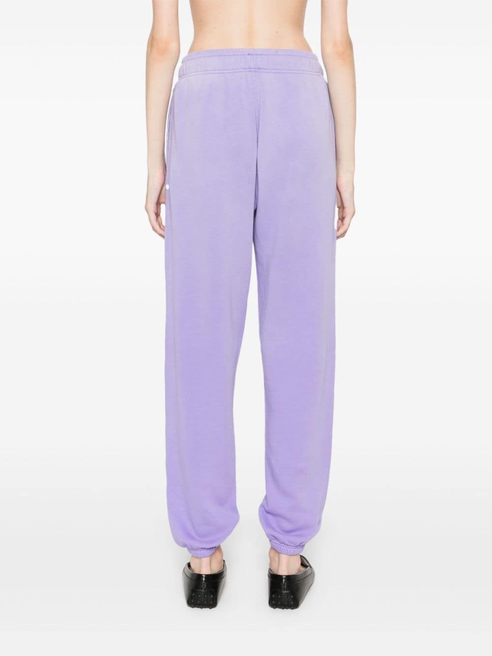 Shop Polo Ralph Lauren Polo Pony-embroidered Sweat Pants In Purple