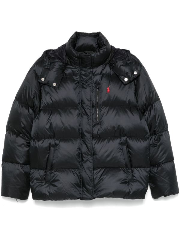 Polo Ralph Lauren Quilted Puffer Jacket Black FARFETCH