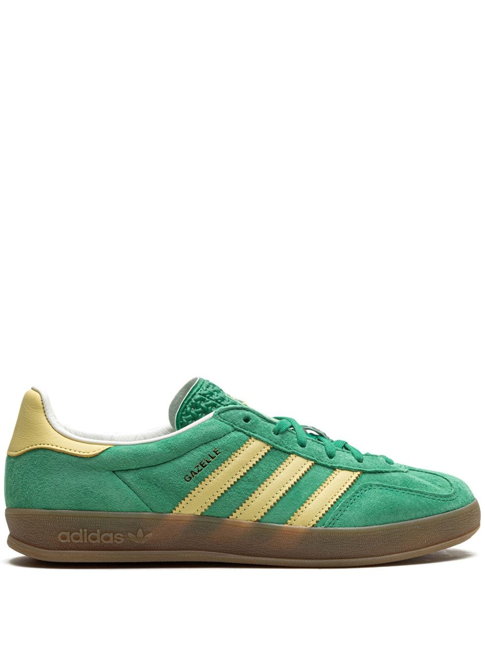 Shop Adidas Originals Gazelle Lace-up Sneakers In Green