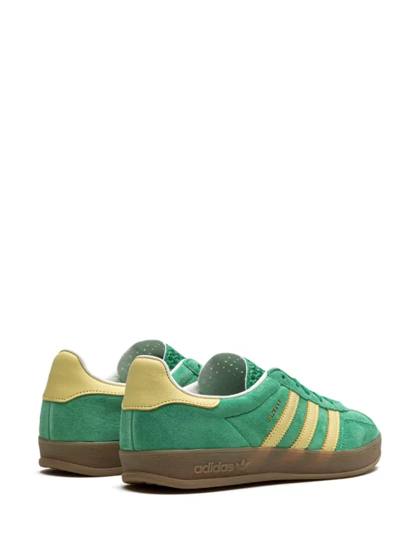 Green suede adidas sneakers discount