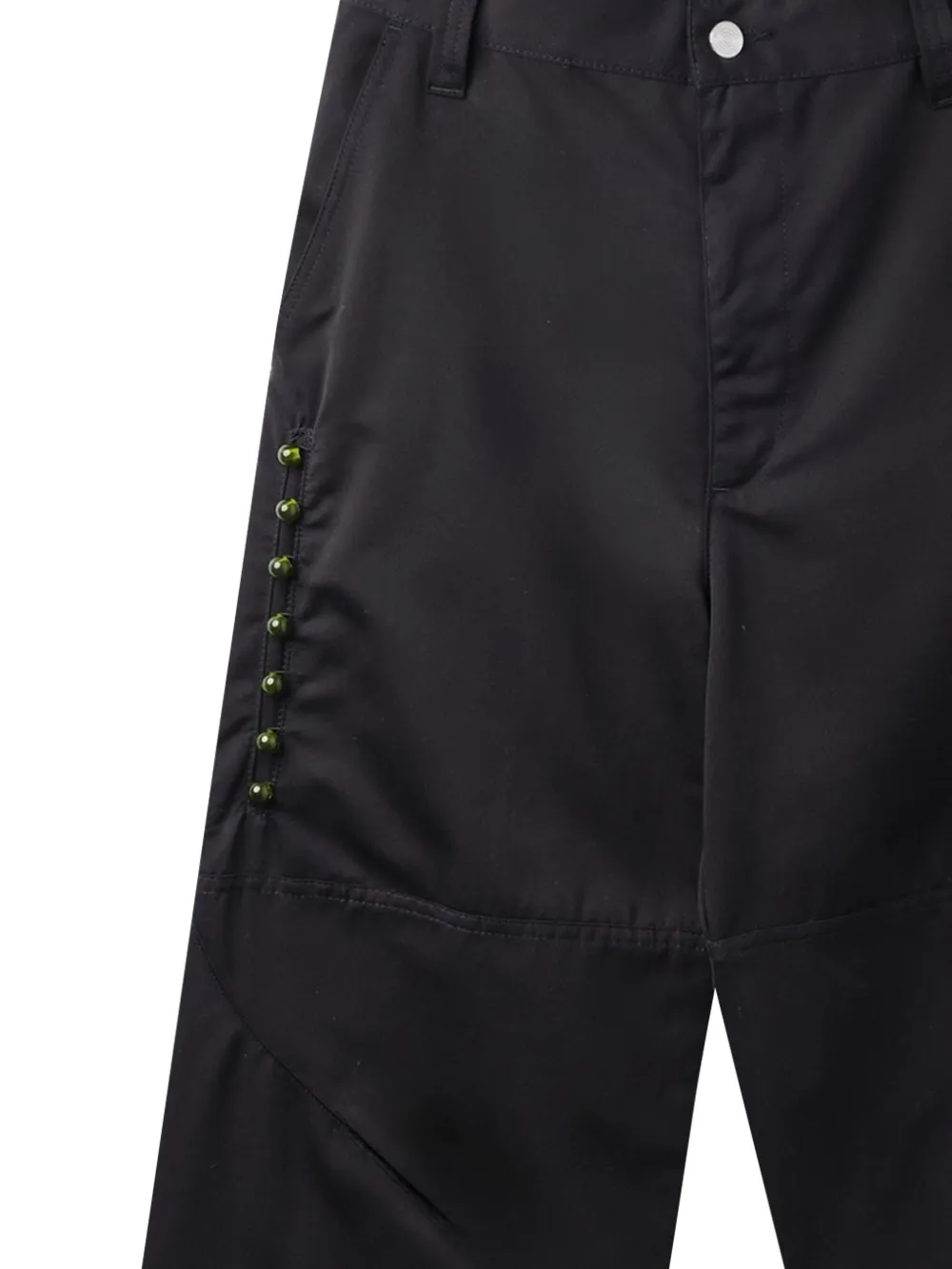 Namacheko embellished panel trousers - Grey