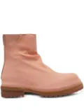 424 Marathon zipped ankle boots - Blue