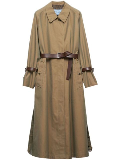 Prada belted trench coat