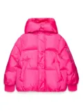 MM6 Maison Margiela Kids puffer jacket with hood - Pink