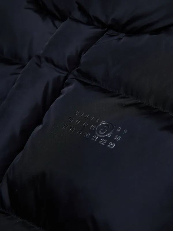 MM6 Maison Margiela Kids プリント キルティングベスト | ブラック