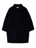 MM6 Maison Margiela Kids single-stitch single-breasted coat - Black