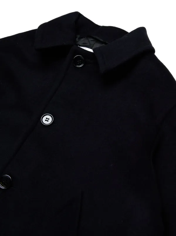 MM6 Maison Margiela ジップディテール コート | ブラック