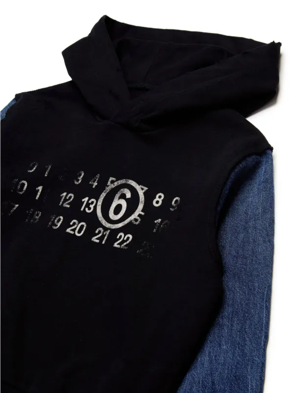 MM6 Maison Margiela Kids ロゴ パーカー - Farfetch