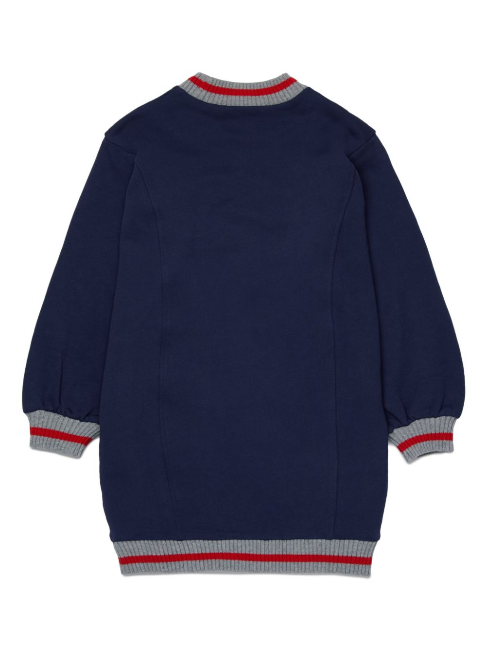 MAX&Co. Kids Jurk met logoprint - Blauw