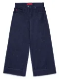 MAX&Co. Kids wide-leg cropped jeans - Blue