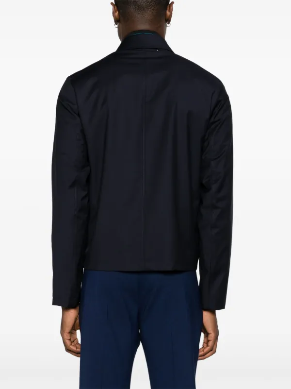 Paul Smith ジップアップ シャツジャケット | ブルー | FARFETCH JP