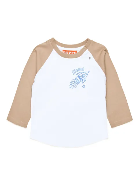Diesel Kids graphic-print raglan T-shirt