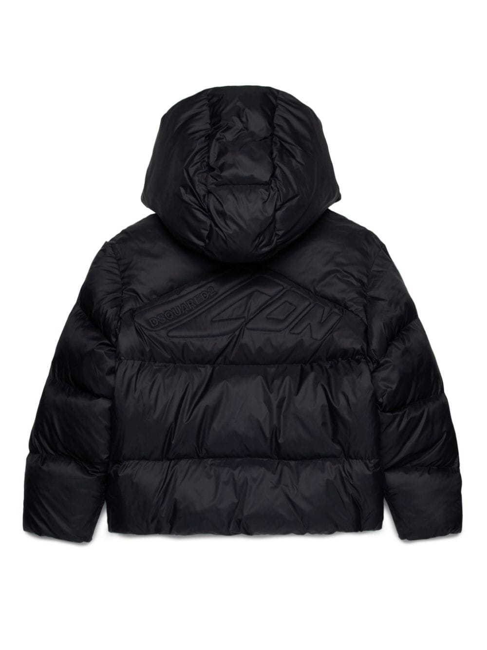 DSQUARED2 KIDS Donsjack met capuchon - Zwart