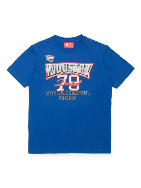 Diesel Kids playera con eslogan estampado
