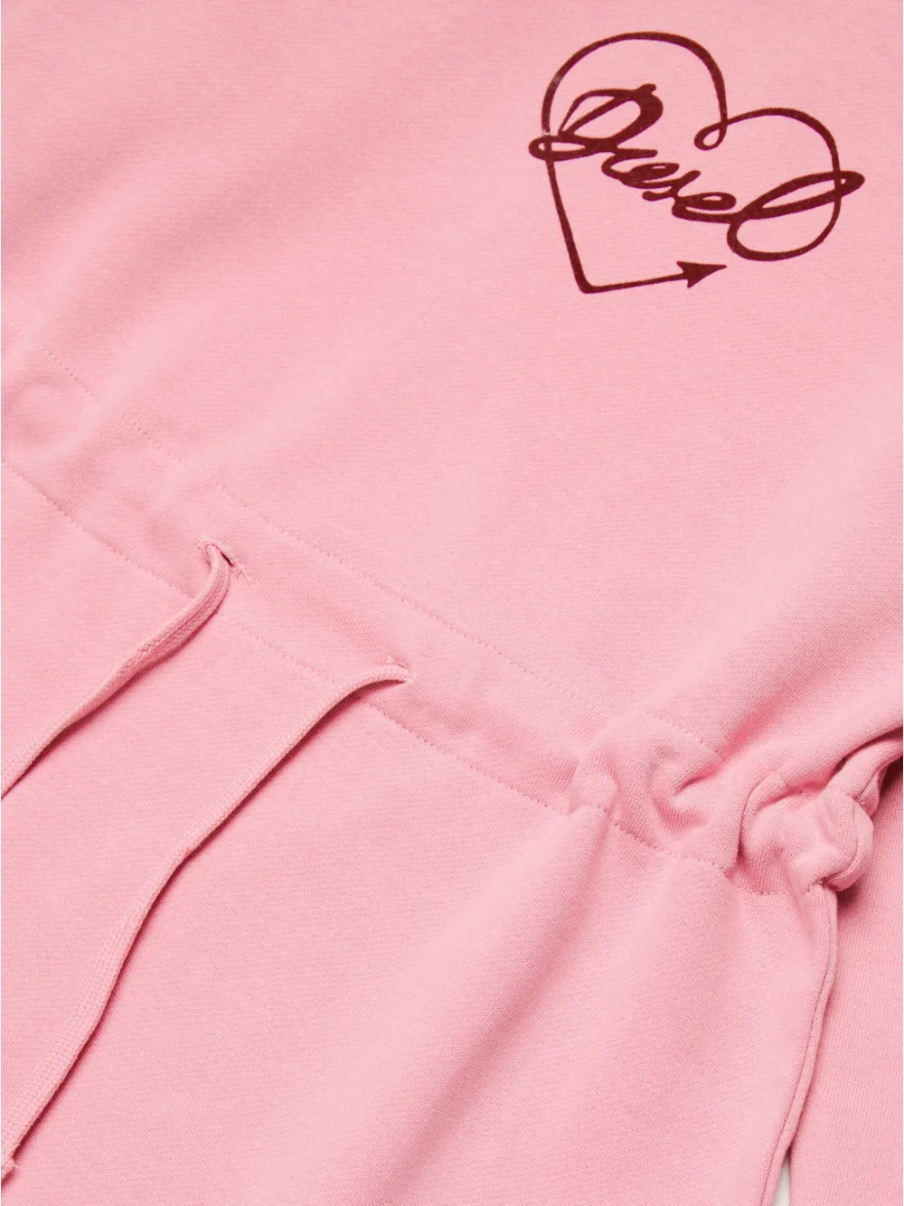 Diesel Kids Jurk met hartprint Roze