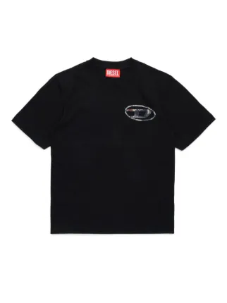 DIESEL ショッパーバッグプリント ロゴ 半袖 Tシャツ 関税送料込