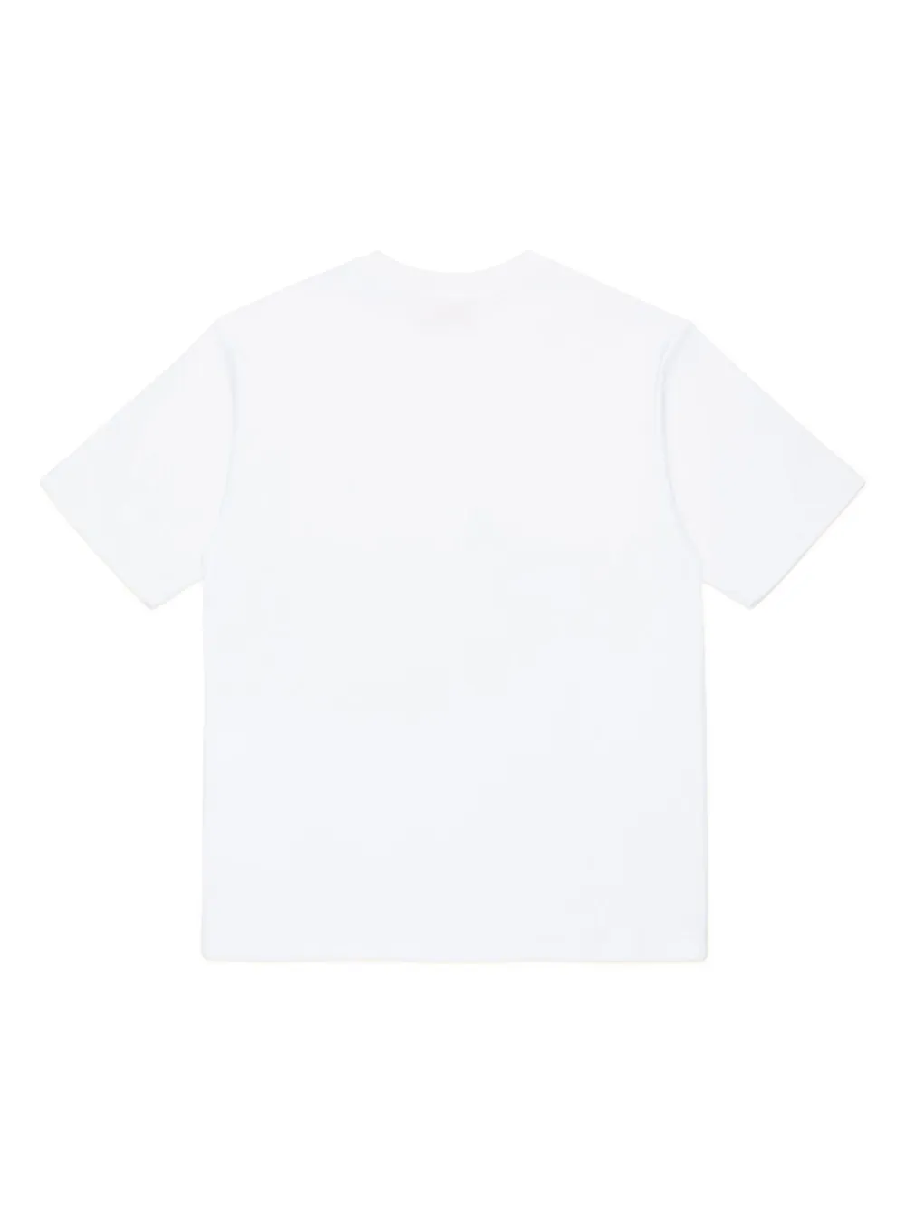 dieselkids Diesel Kids Katoenen T-shirt met logopatch - Wit