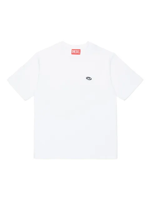 Diesel Kids logo-patch cotton T-shirt