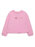 Marni Kids beaded jersey sweatshirt - Pink