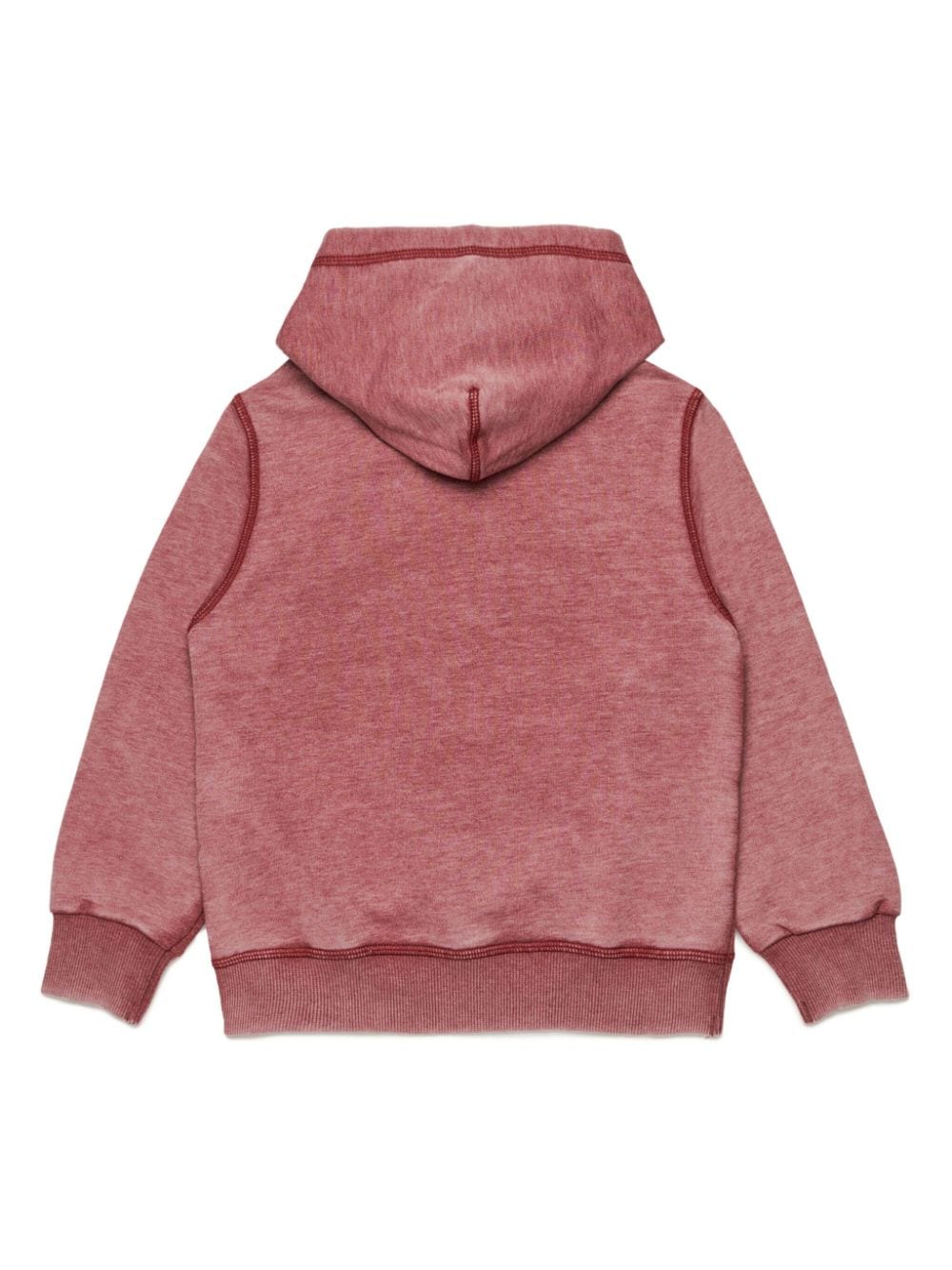 Diesel Kids Hoodie met logoprint - Rood