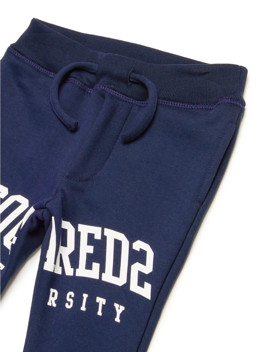DSQUARED2 KIDS Katoenen trainingsbroek met logoprint Blauw