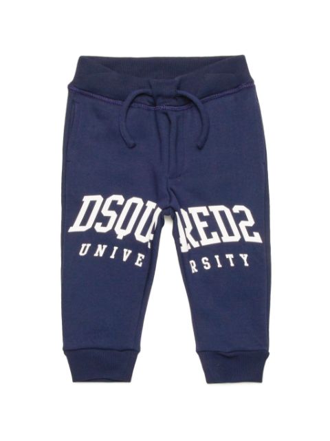 DSQUARED2 KIDS logo-print cotton track pants