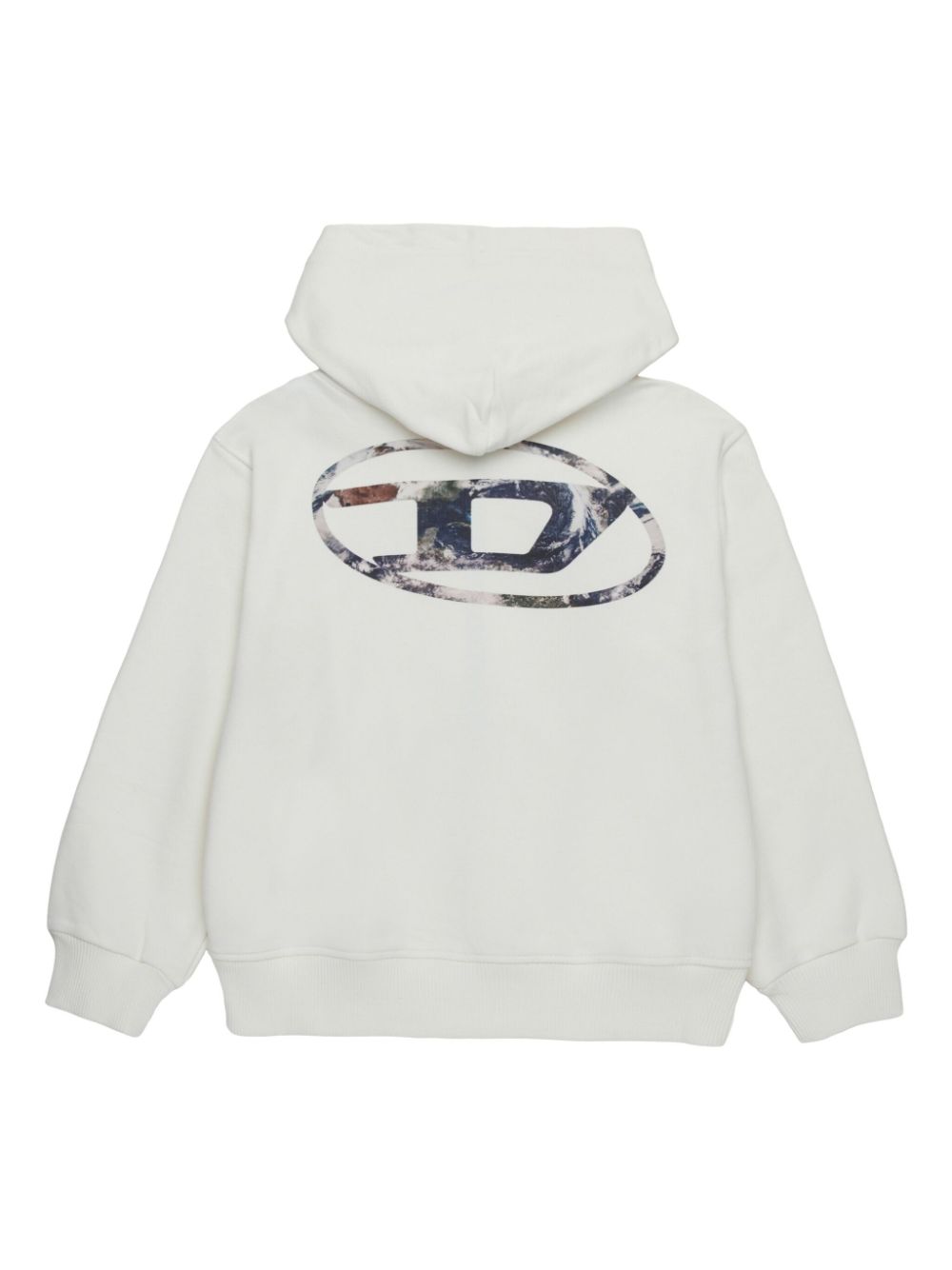 Diesel Kids logo-print hoodie - Neutrals