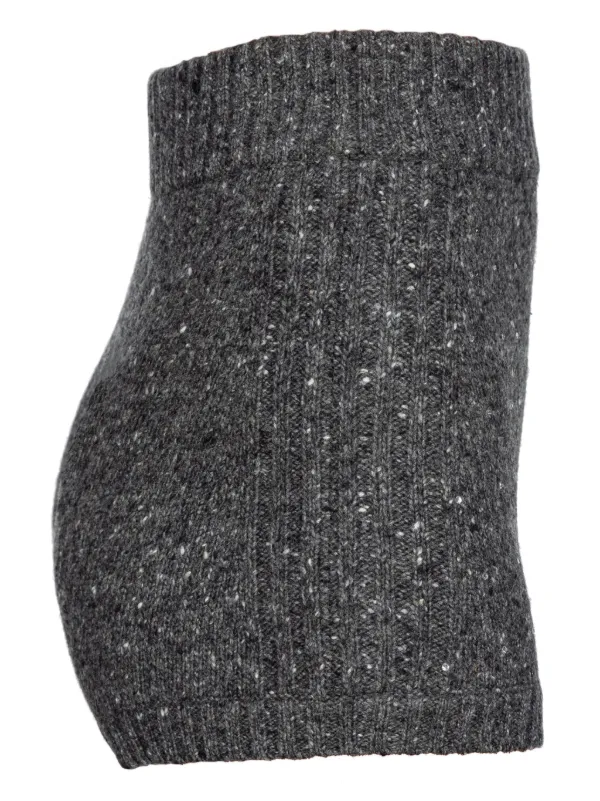 ショートパンツ PINKO SS25 'Nevi' shorts (105618A2TN ZZ1) PINKO sequin-embellished Knitted Shorts | Grey | FARFETCH JO