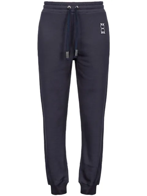 PINKO Carico drawstring cotton track pants 